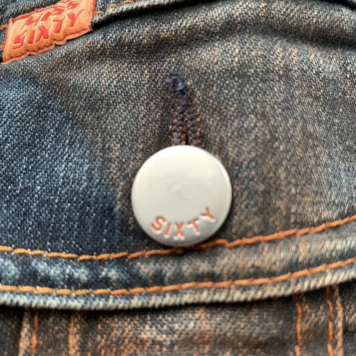 Miss Sixty × Vintage Made in Italy Y2K Denim Jacket! In EUC! Size L / US 10 / IT 46 - 5 Thumbnail