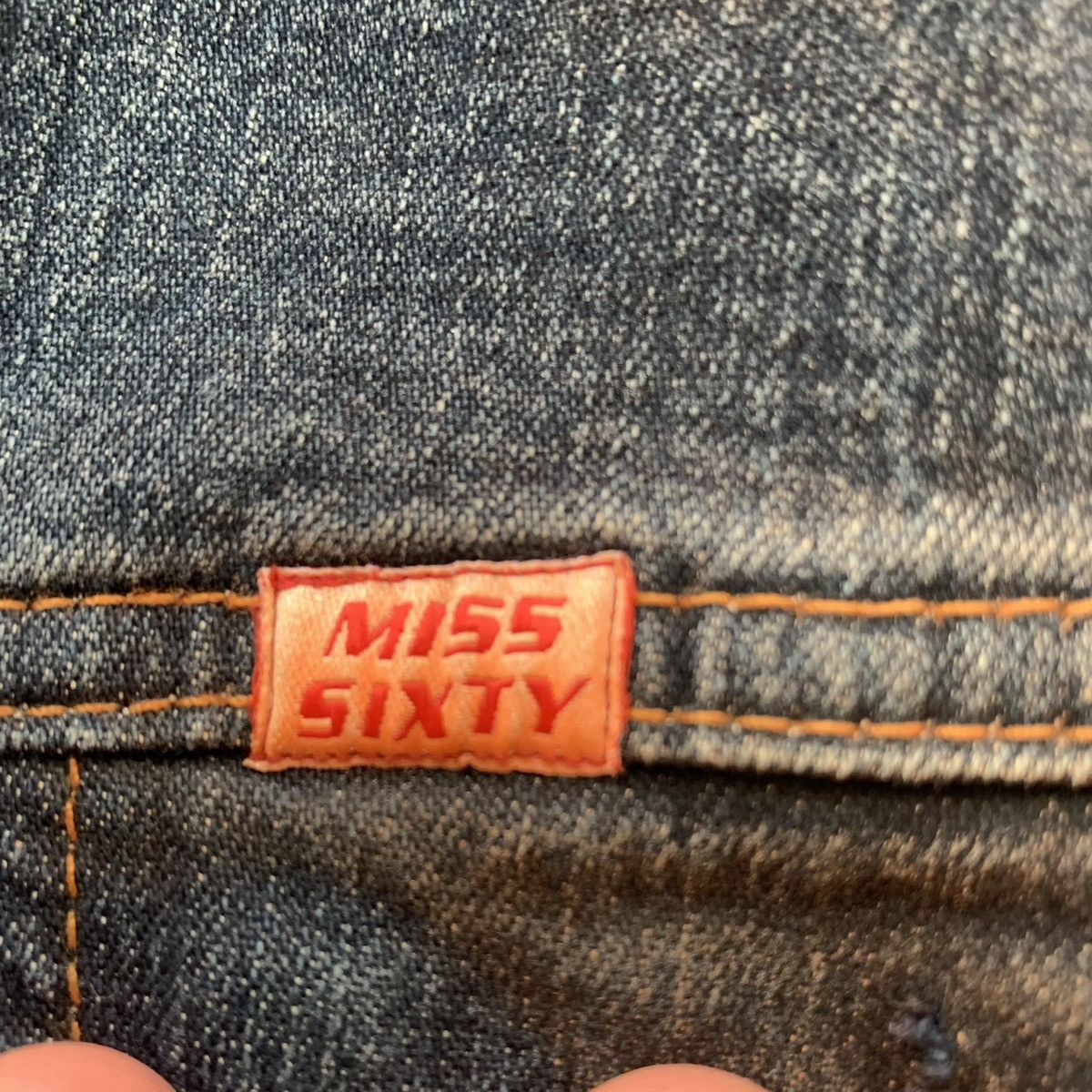 Miss Sixty × Vintage Made in Italy Y2K Denim Jacket! In EUC! Size L / US 10 / IT 46 - 3 Thumbnail