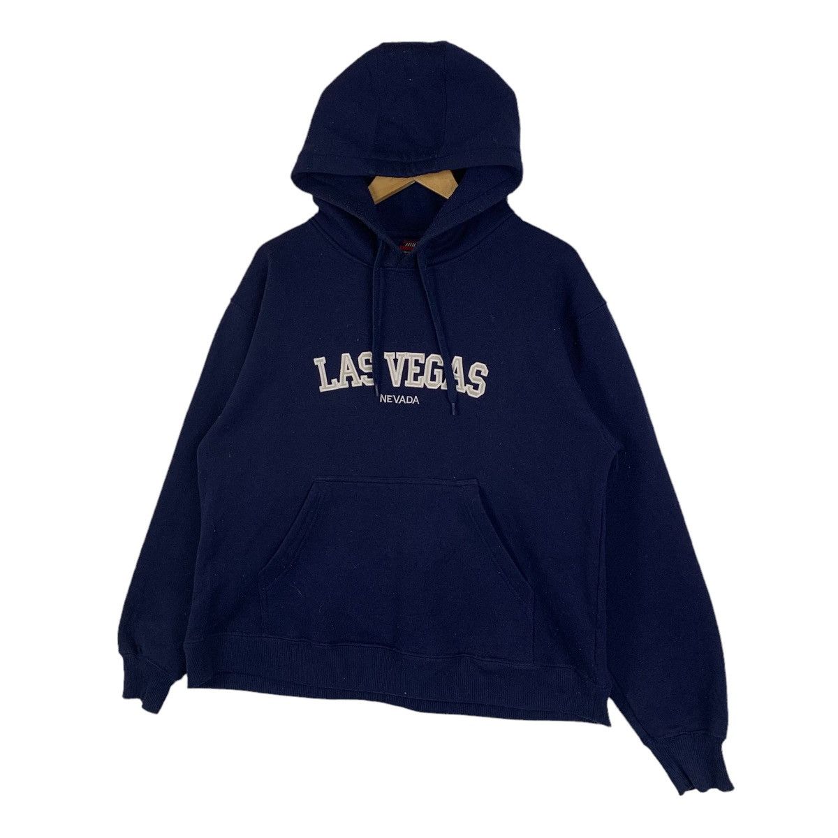 Vintage Vintage LAS VEGAS Nevada Embroidered Hoodie Pullover Jumper Size US M / EU 48-50 / 2 - 3 Thumbnail