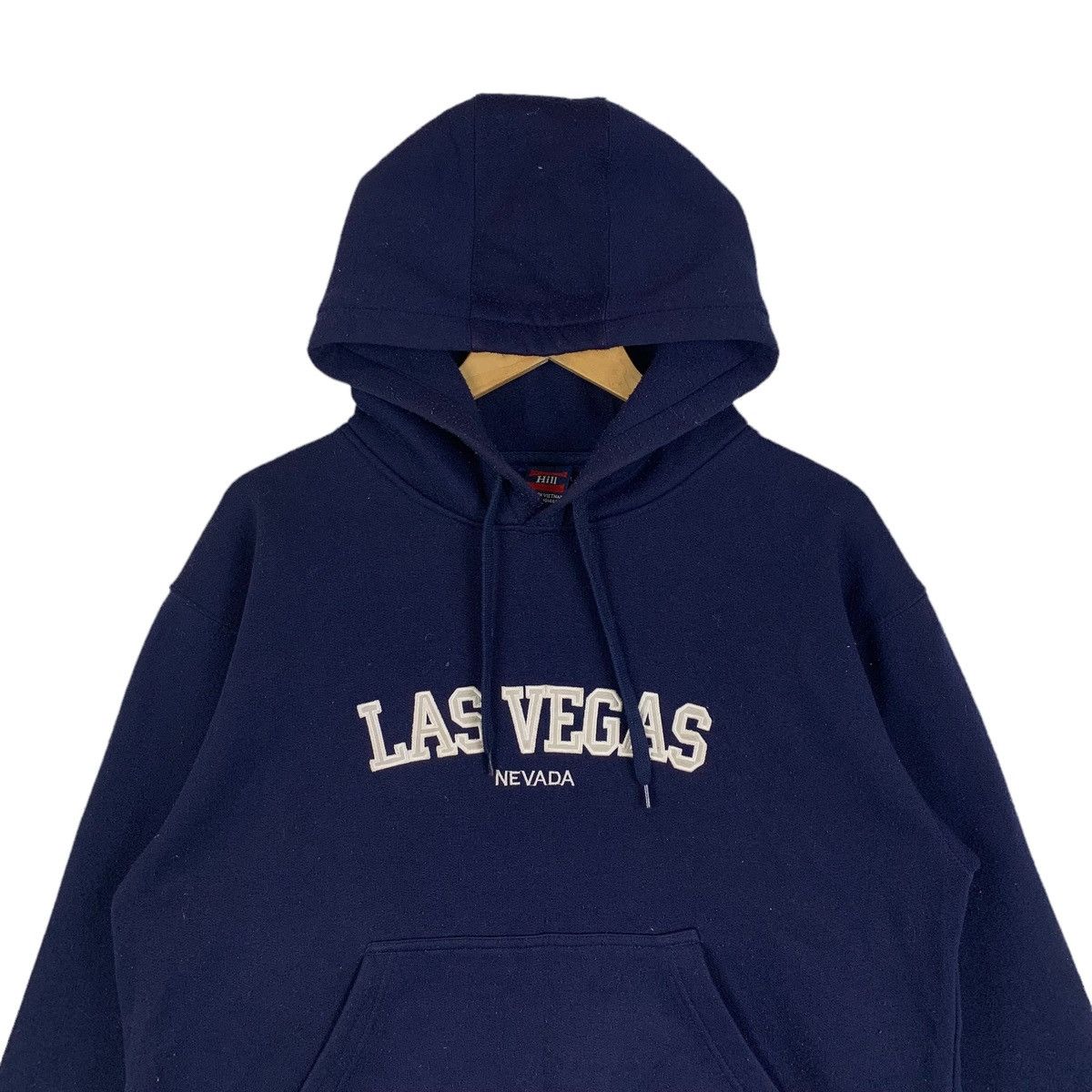 Vintage Vintage LAS VEGAS Nevada Embroidered Hoodie Pullover Jumper Size US M / EU 48-50 / 2 - 4 Thumbnail