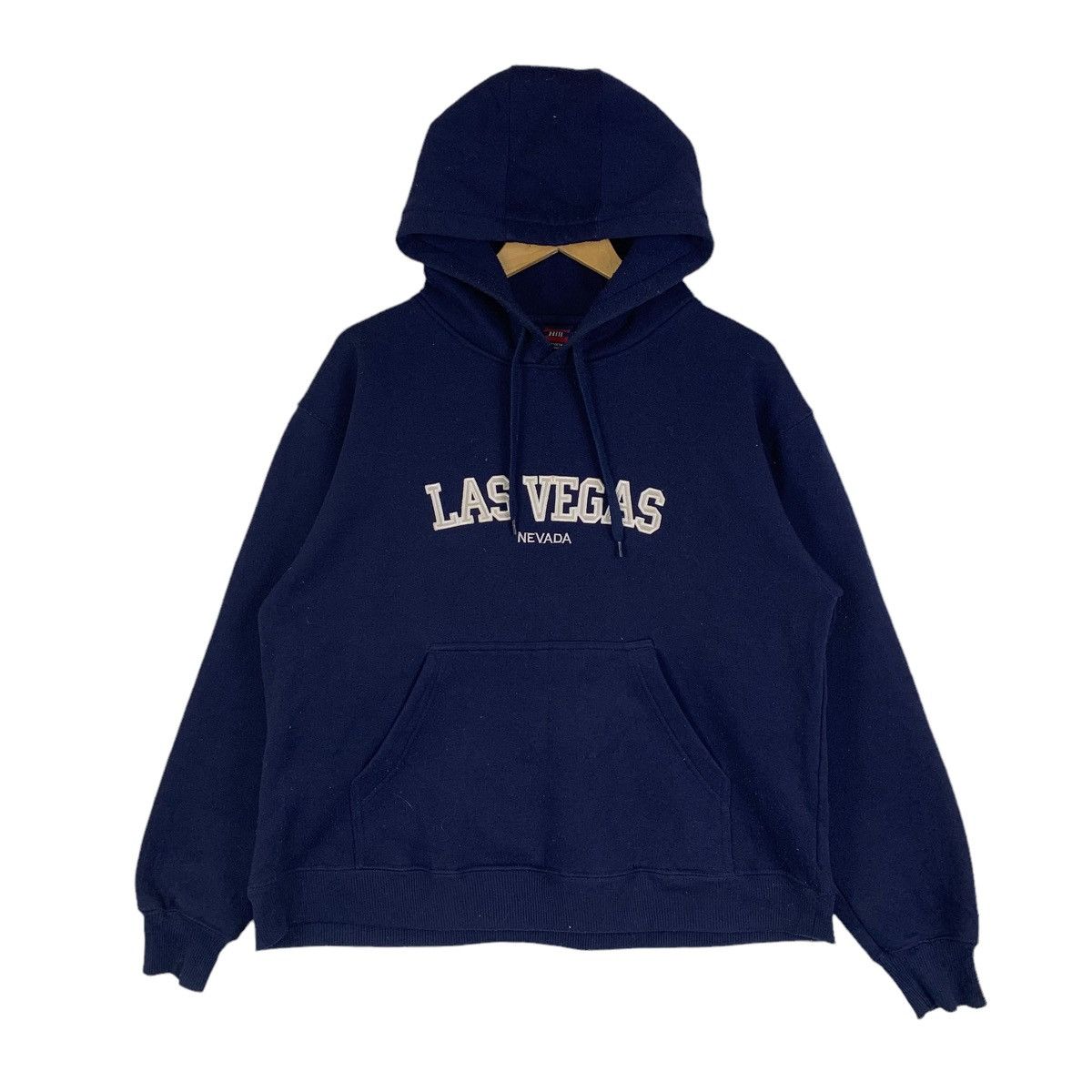 Vintage Vintage LAS VEGAS Nevada Embroidered Hoodie Pullover Jumper Size US M / EU 48-50 / 2 - 1 Thumbnail