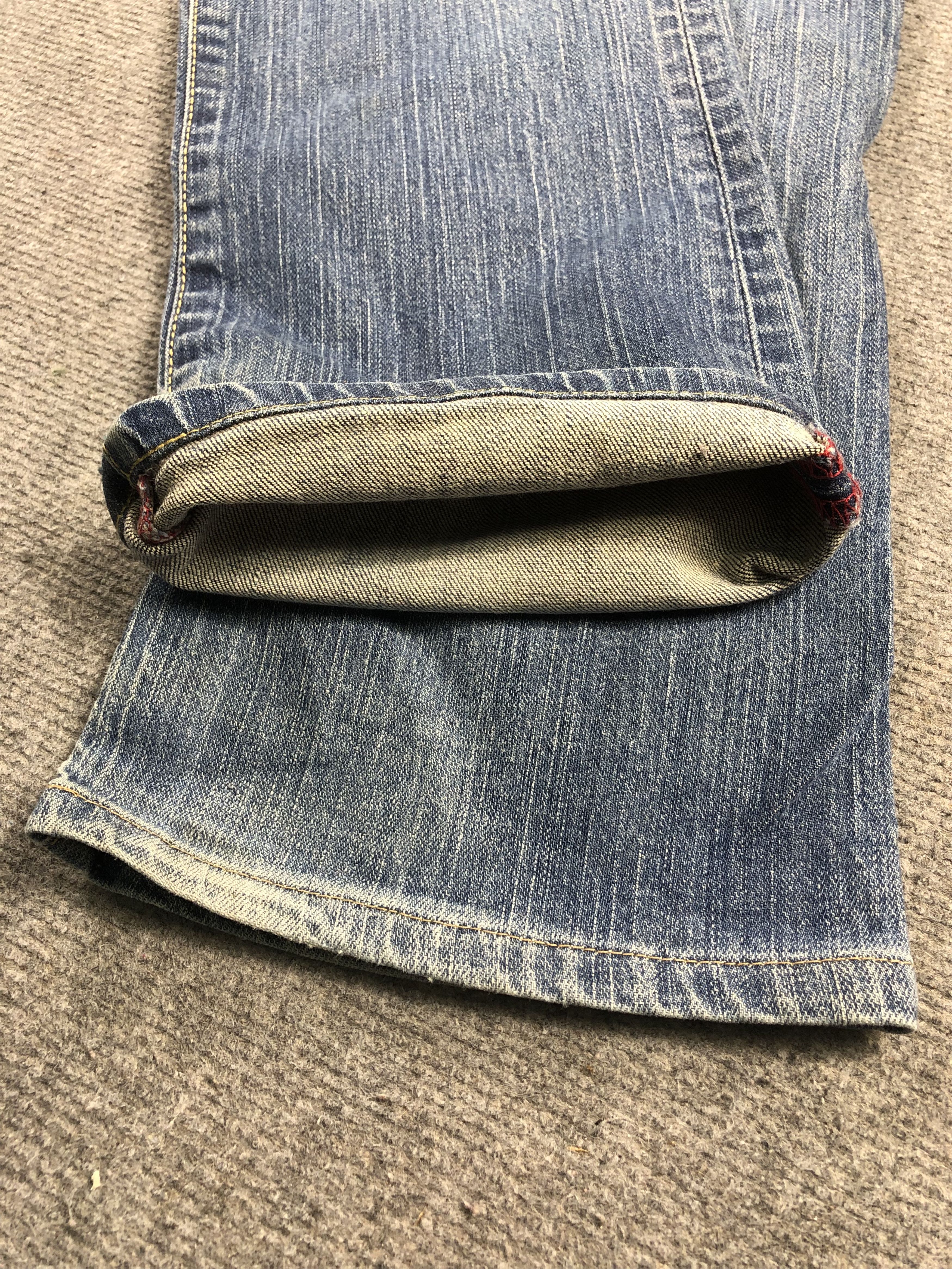 Other Edwin Blue Trip Bootcut Denim Jeans 34x28 Size US 34 / EU 50 - 11 Thumbnail