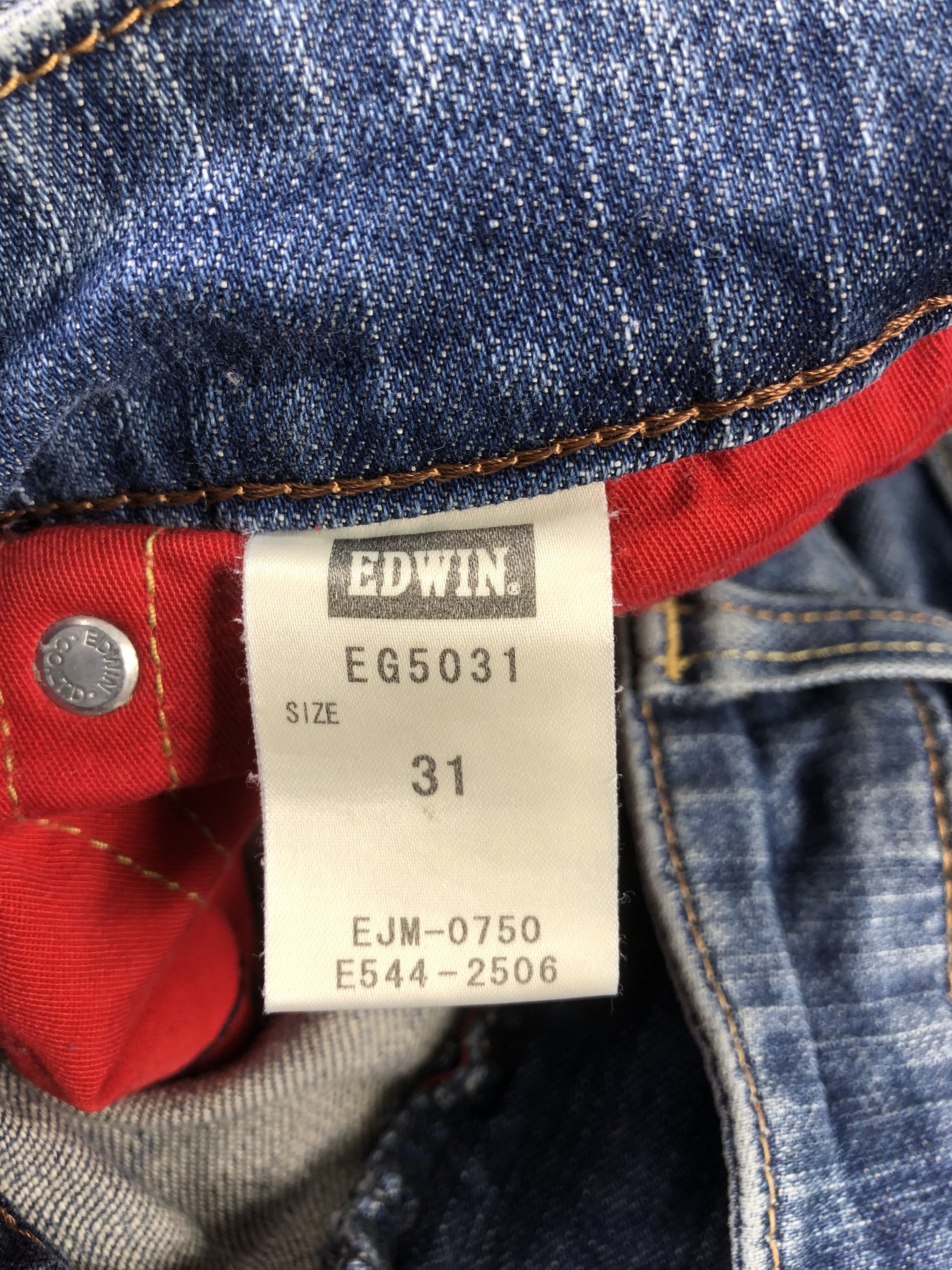 Other Edwin Blue Trip Bootcut Denim Jeans 34x28 Size US 34 / EU 50 - 4 Thumbnail