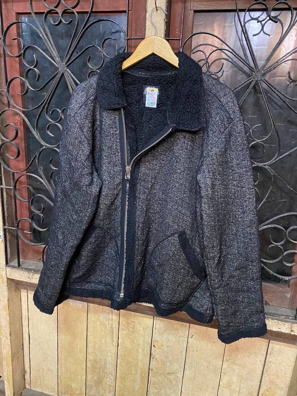 Japanese Brand Super Lovers Faux Fur Jacket Size US L / EU 52-54 / 3 - 4 Thumbnail