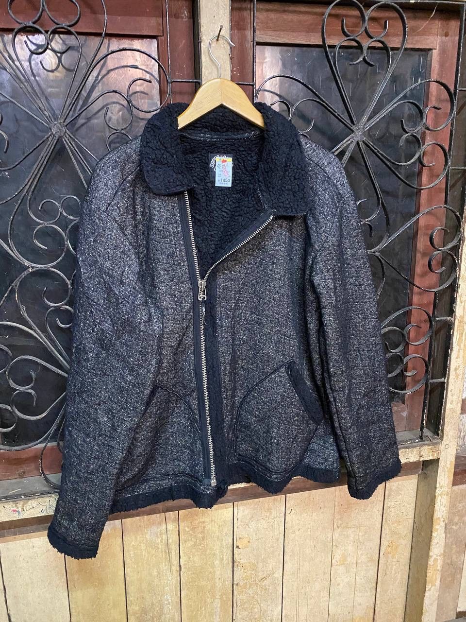 Japanese Brand Super Lovers Faux Fur Jacket Size US L / EU 52-54 / 3 - 5 Thumbnail