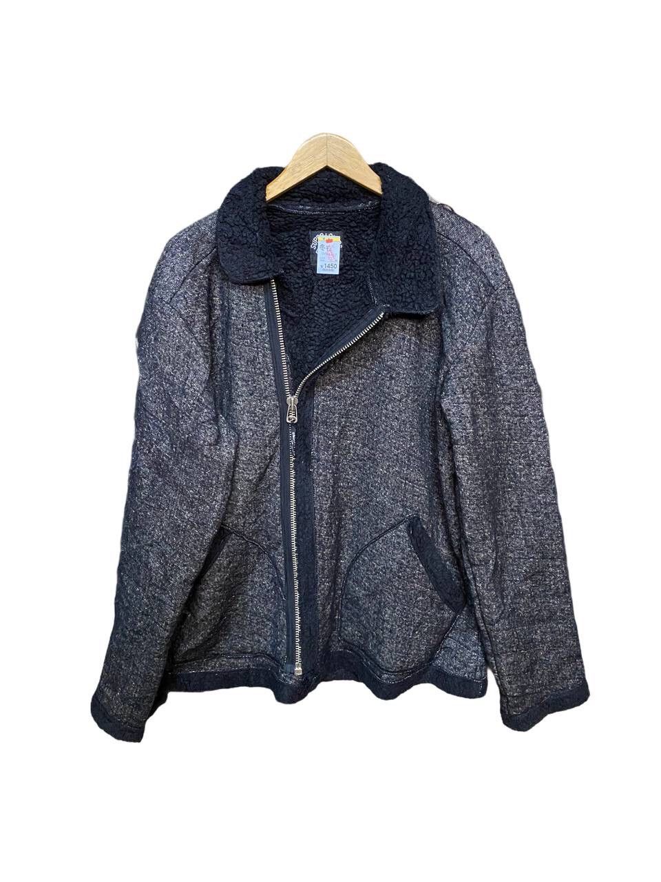 Japanese Brand Super Lovers Faux Fur Jacket Size US L / EU 52-54 / 3 - 1 Thumbnail