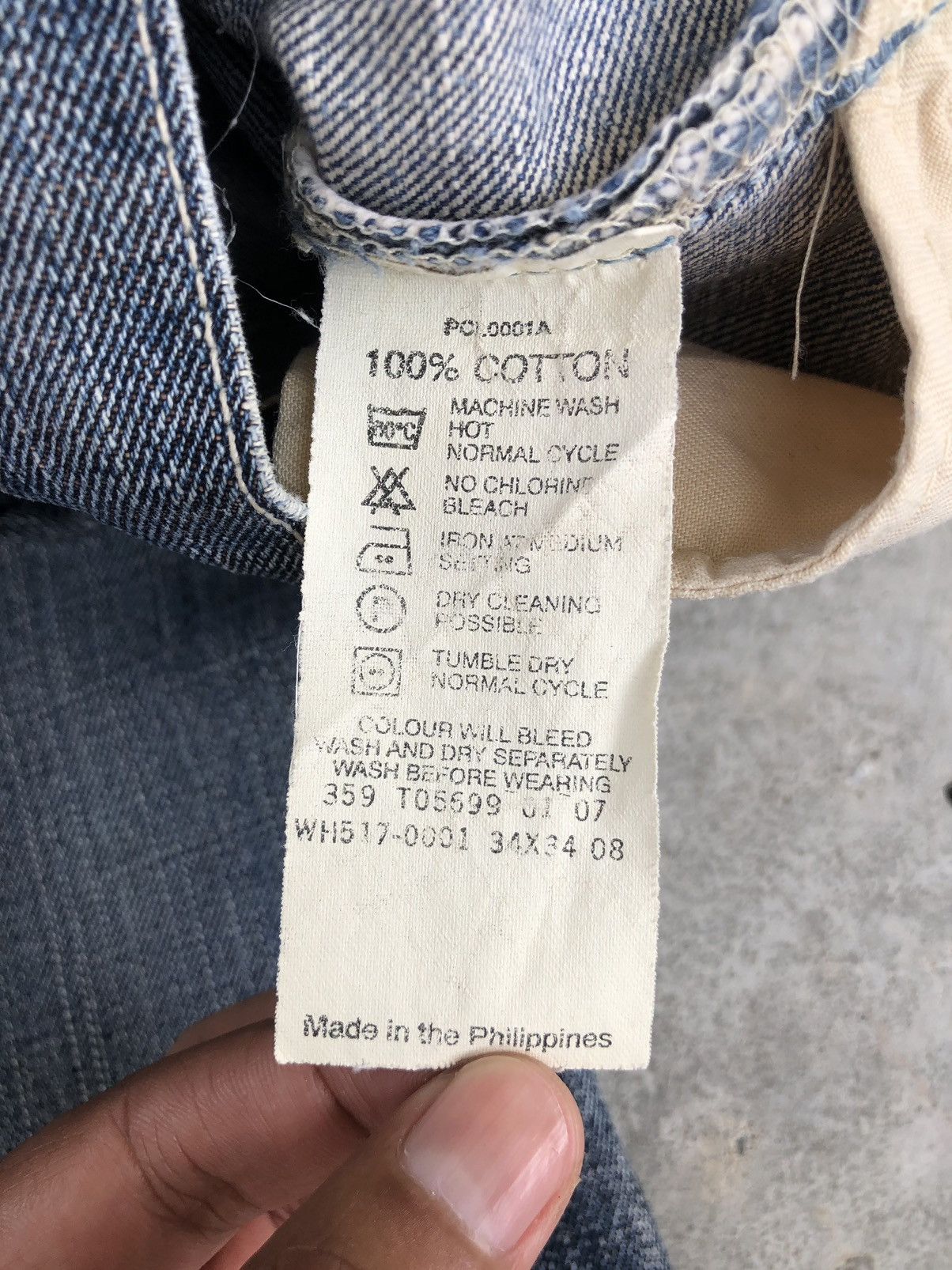 Le Grande Bleu (L.G.B.) Levi’s 517 Flare Jeans Distressed Jeans Size US 33 - 14 Thumbnail