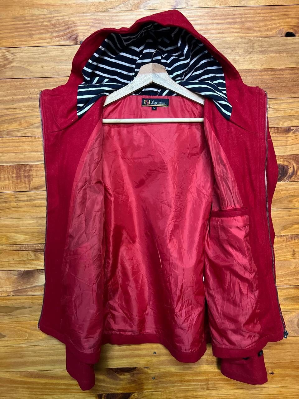 Japanese Brand SUGGESTION WOOL DUFFLE COAT Size US L / EU 52-54 / 3 - 10 Thumbnail