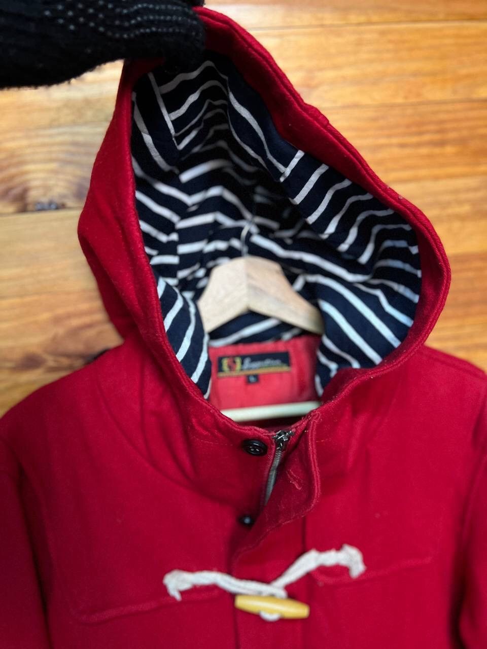 Japanese Brand SUGGESTION WOOL DUFFLE COAT Size US L / EU 52-54 / 3 - 7 Thumbnail
