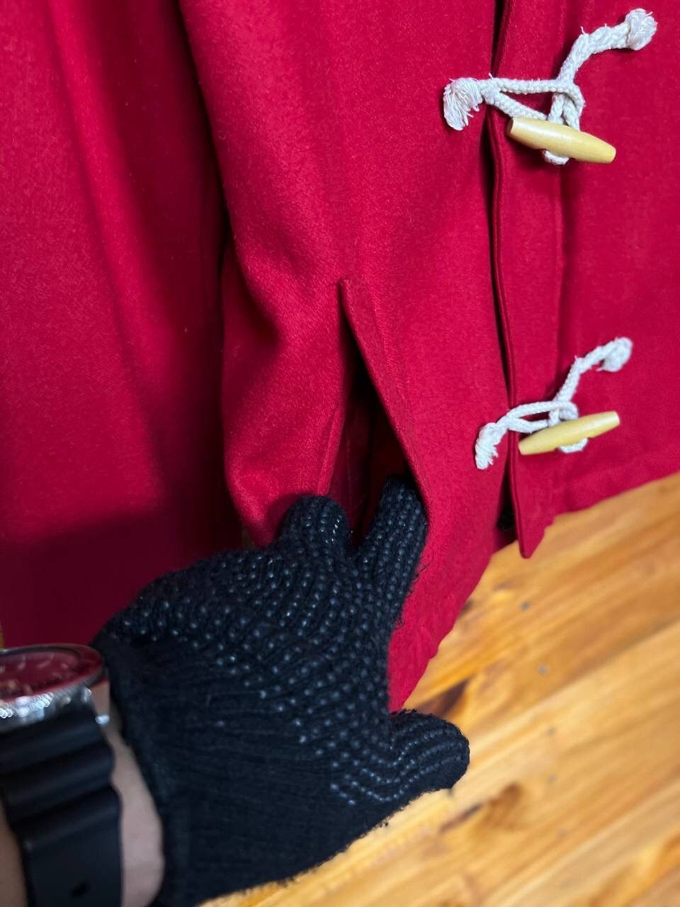 Japanese Brand SUGGESTION WOOL DUFFLE COAT Size US L / EU 52-54 / 3 - 4 Thumbnail