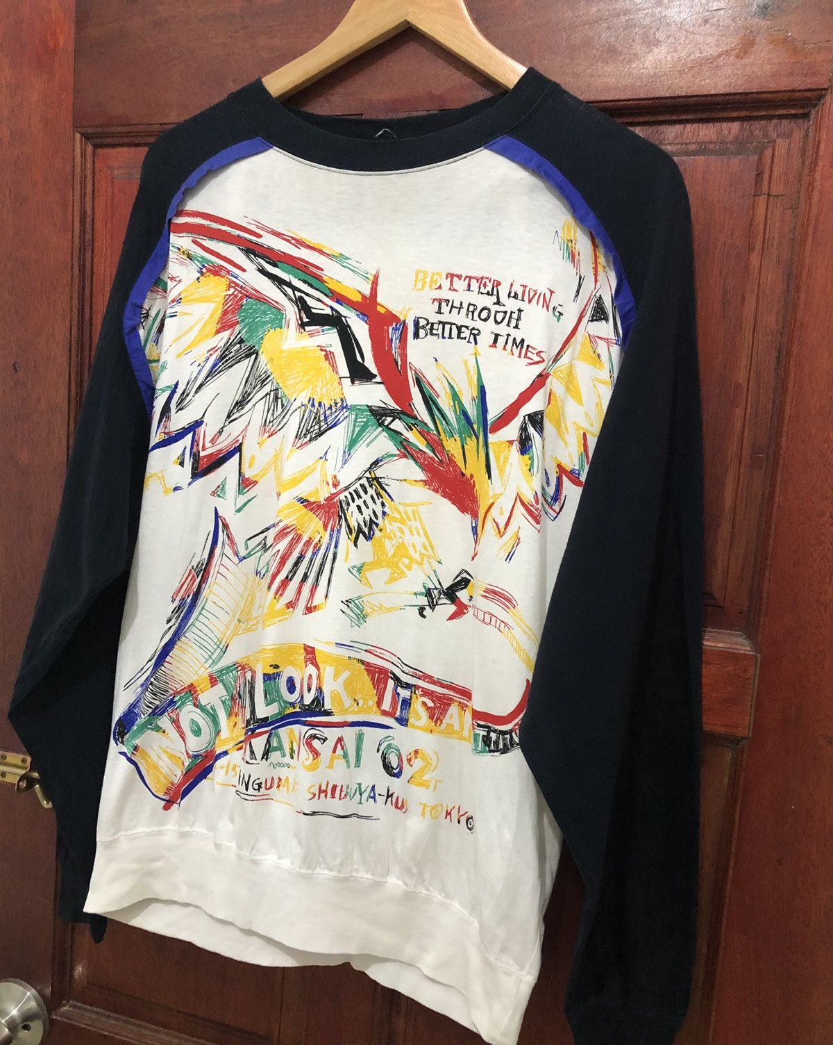 Kansai Yamamoto Rare Collection Vintage Kansai Yamamoto o2 Art Nice Design Size US M / EU 48-50 / 2 - 3 Thumbnail