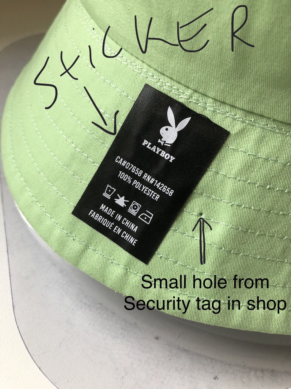 Playboy Playboy RÉVERSIBLE BucketHat ONESIZE Size ONE SIZE - 7 Thumbnail