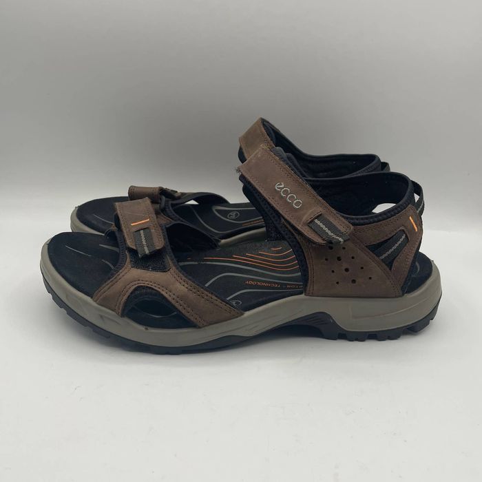 Ecco ECCO Yucatán Sport Sandals Hiking Leather Brown Mens 44 Grailed