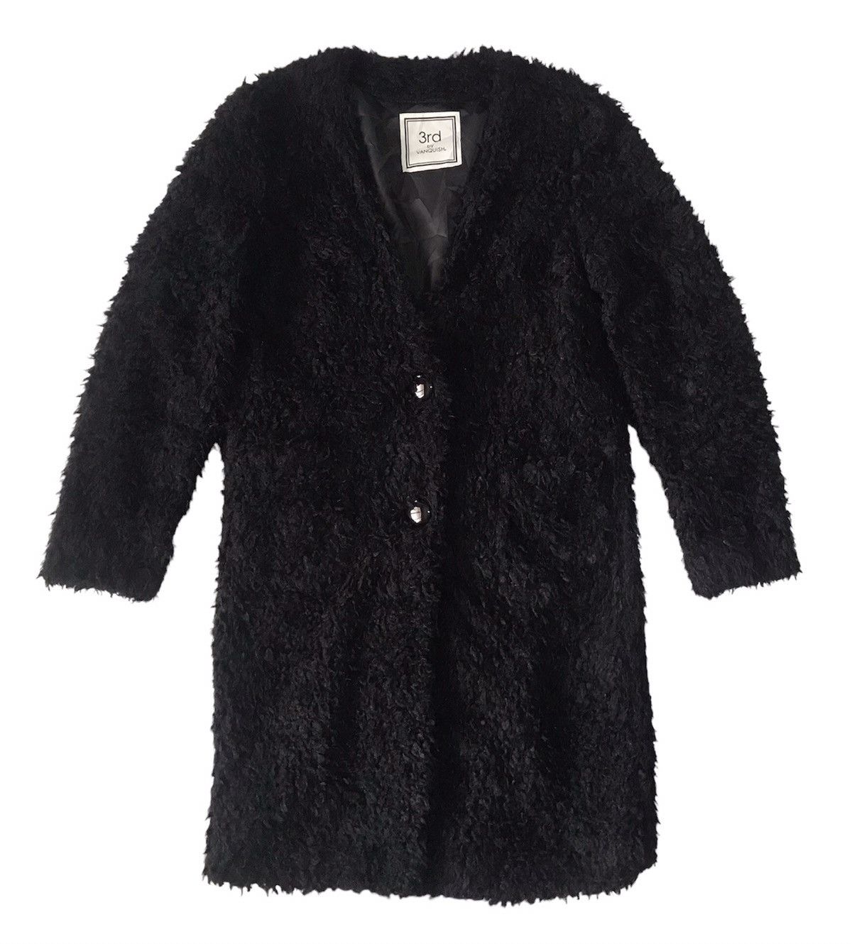 image of Nice Polyester Furry 3Rd By Vanquish Jacket in Black, Women's (Size Medium)
