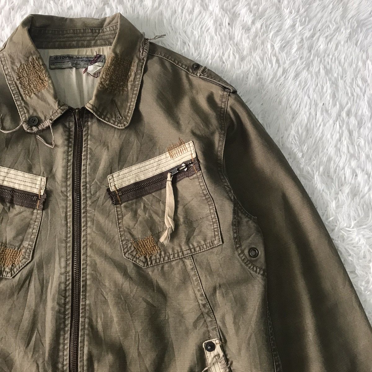 Darn Tough Rare & Nice Design Tough Jeansmith Jacket Size US L / EU 52-54 / 3 - 6 Thumbnail