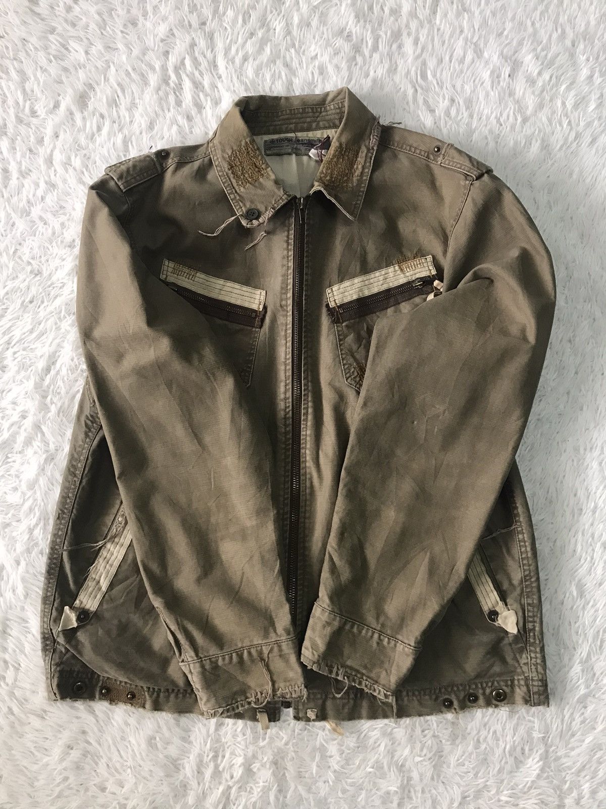 Darn Tough Rare & Nice Design Tough Jeansmith Jacket Size US L / EU 52-54 / 3 - 12 Thumbnail