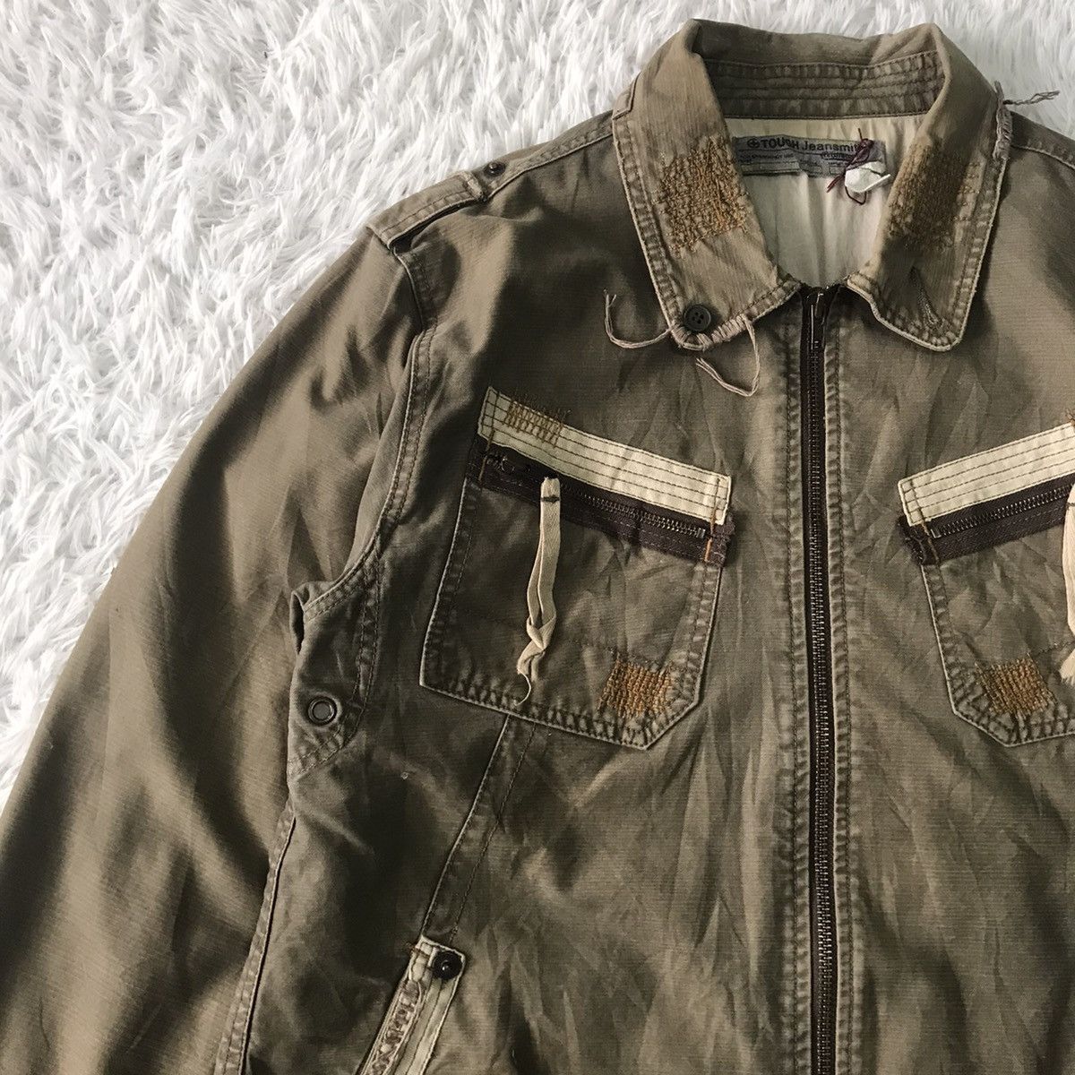 Darn Tough Rare & Nice Design Tough Jeansmith Jacket Size US L / EU 52-54 / 3 - 7 Thumbnail