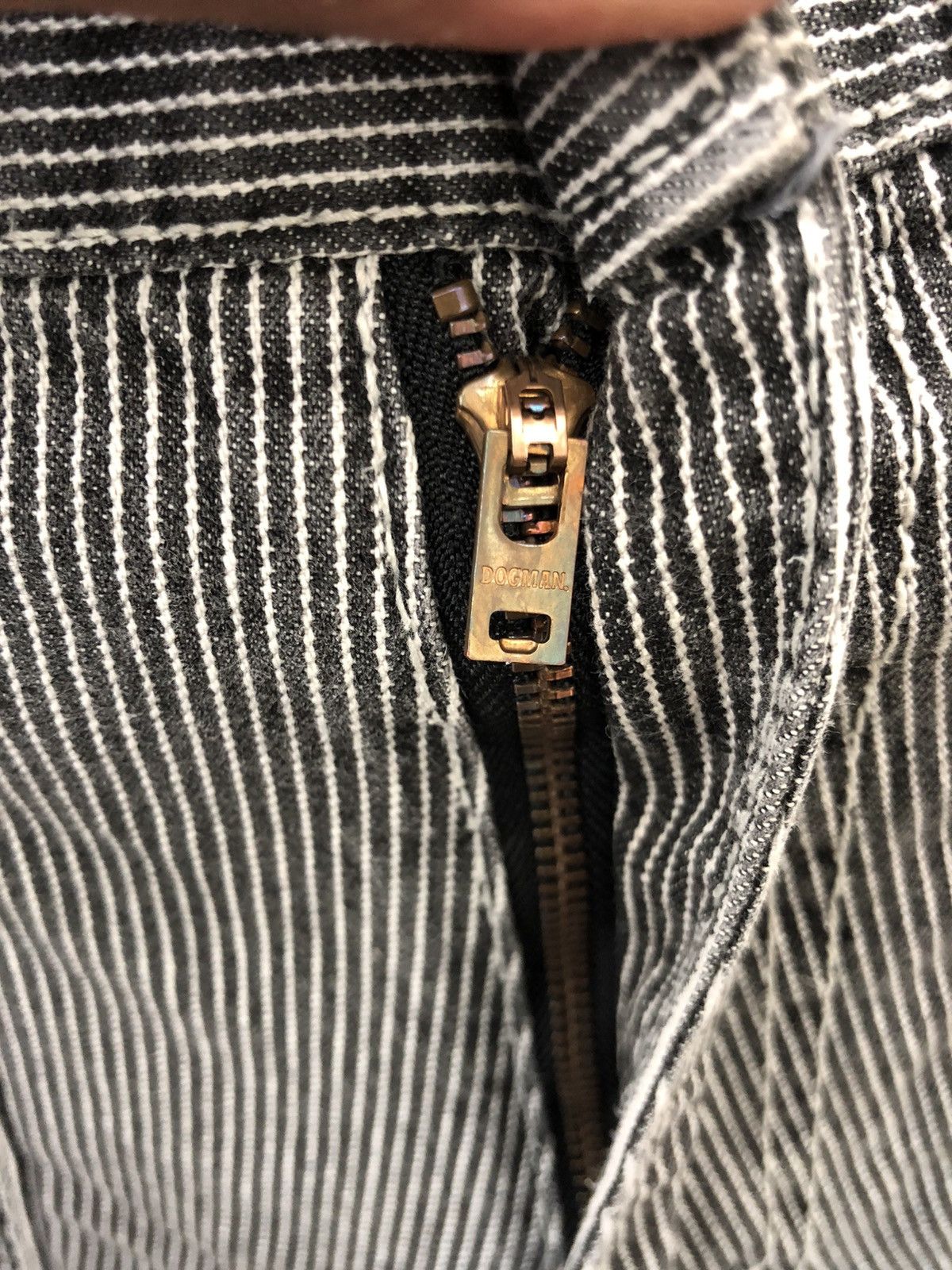 Japanese Brand DOGMAN Hickory Stripe Multipocket Cargo tactical pants Size US 32 / EU 48 - 11 Thumbnail