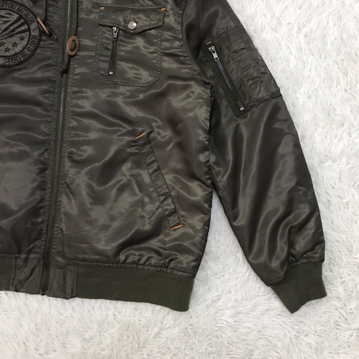 Aviator Nation Oilcake US Aviators Bomber Like Jacket Detached Hoodie Size US XL / EU 56 / 4 - 4 Thumbnail
