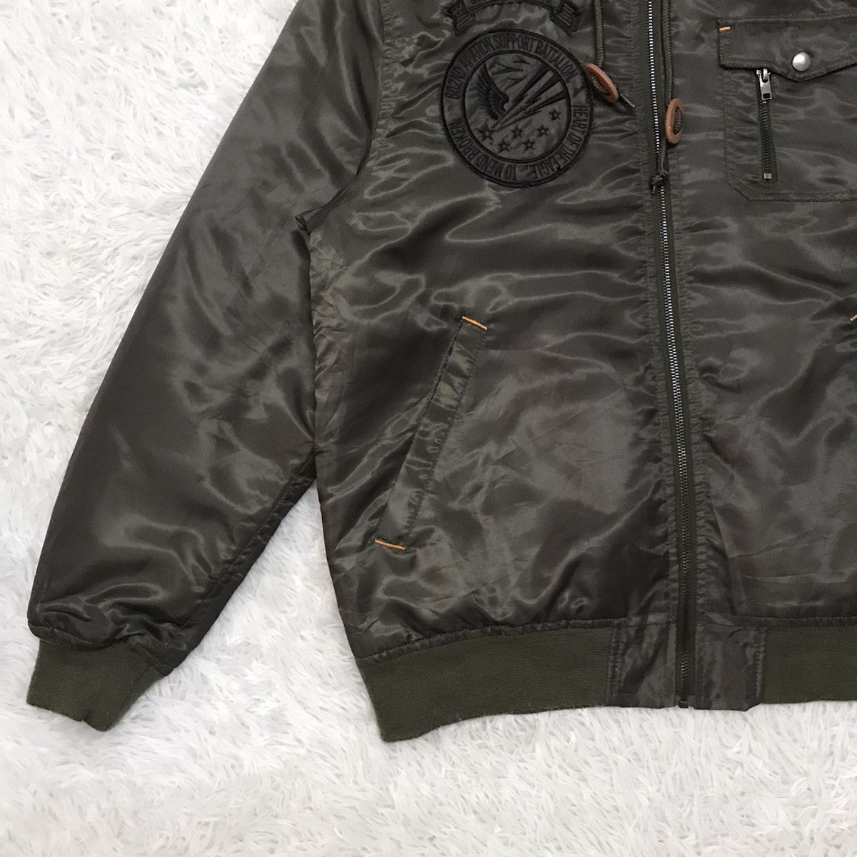 Aviator Nation Oilcake US Aviators Bomber Like Jacket Detached Hoodie Size US XL / EU 56 / 4 - 3 Thumbnail