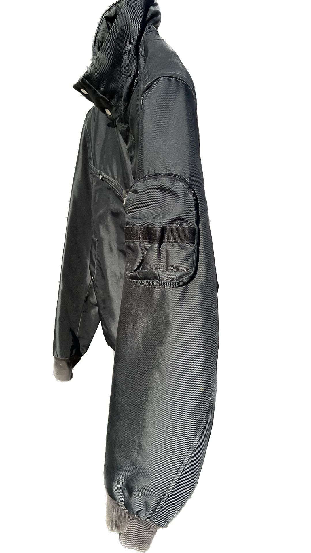 Hugo Boss × Vintage Curved Zipper Pocket Bomber Jacket Size US M / EU 48-50 / 2 - 7 Thumbnail