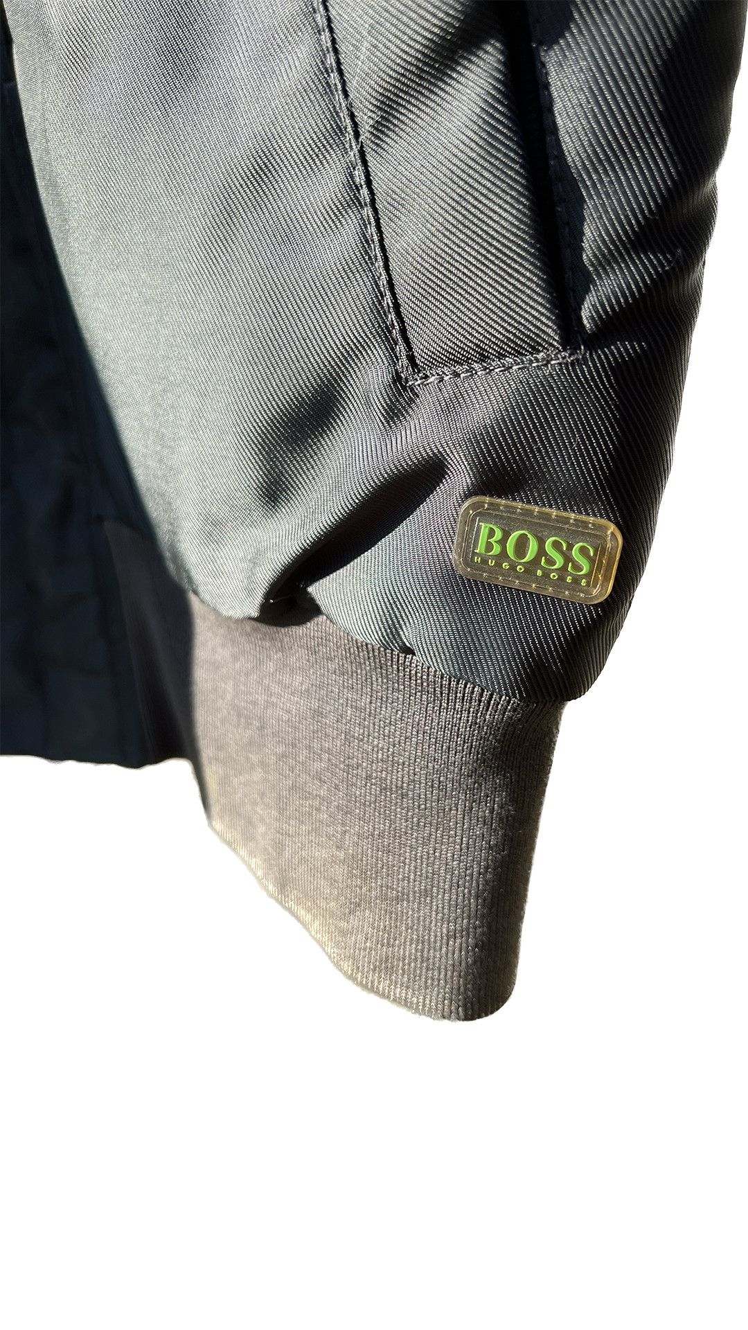 Hugo Boss × Vintage Curved Zipper Pocket Bomber Jacket Size US M / EU 48-50 / 2 - 15 Thumbnail