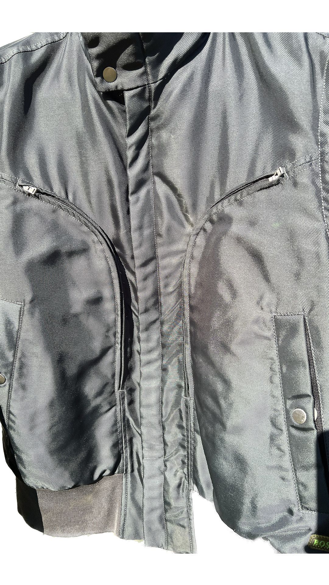 Hugo Boss × Vintage Curved Zipper Pocket Bomber Jacket Size US M / EU 48-50 / 2 - 6 Thumbnail