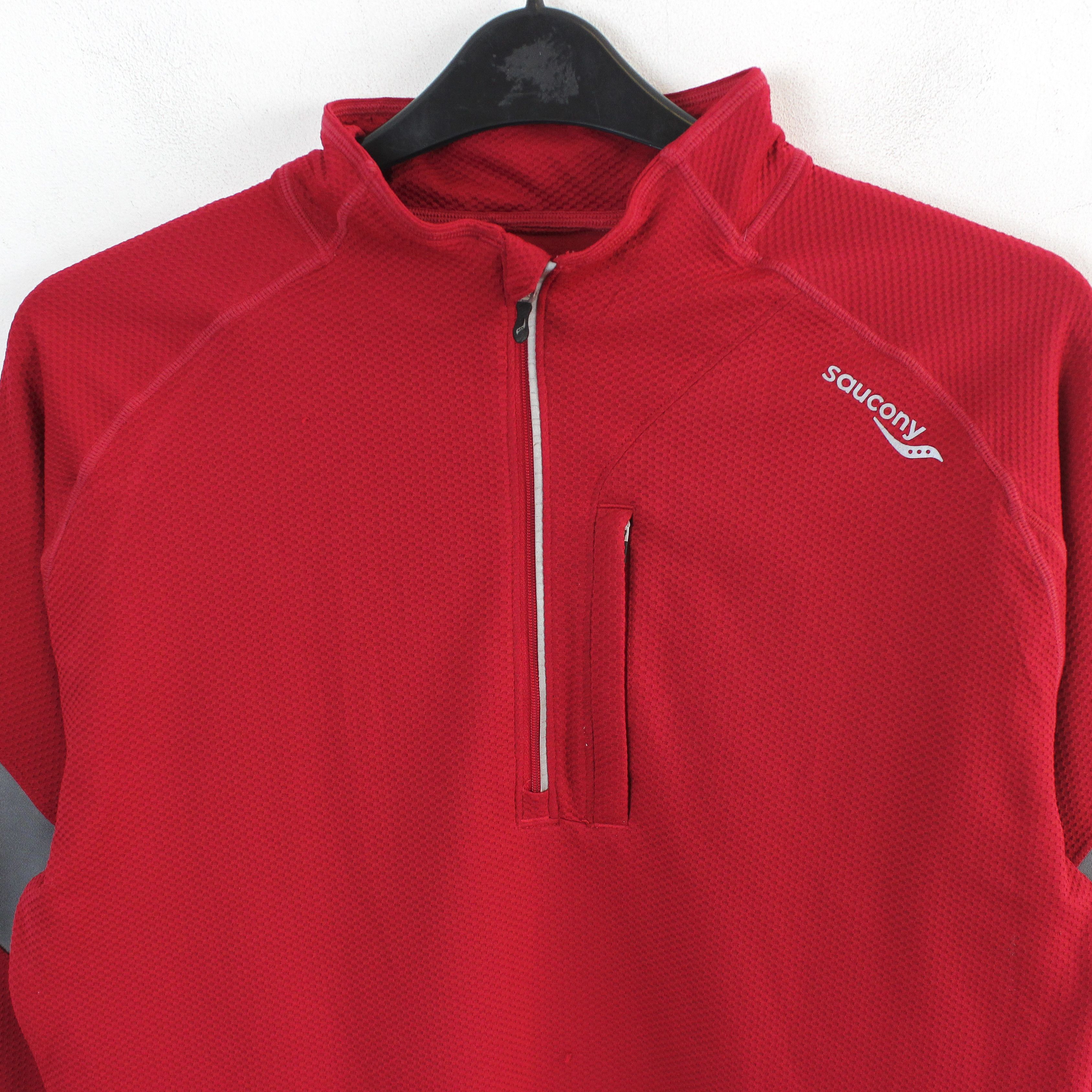 Saucony Baselayer Jersey M Shirt Long Sleeve Jumper Half Zipneck Run Size US M / EU 48-50 / 2 - 2 Thumbnail