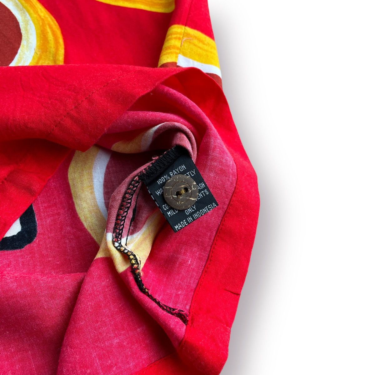 Mambo × Vintage Rare Vintage 90s Mambo Loud Shirts Flame Relaxed Shirt Size US XL / EU 56 / 4 - 9 Thumbnail
