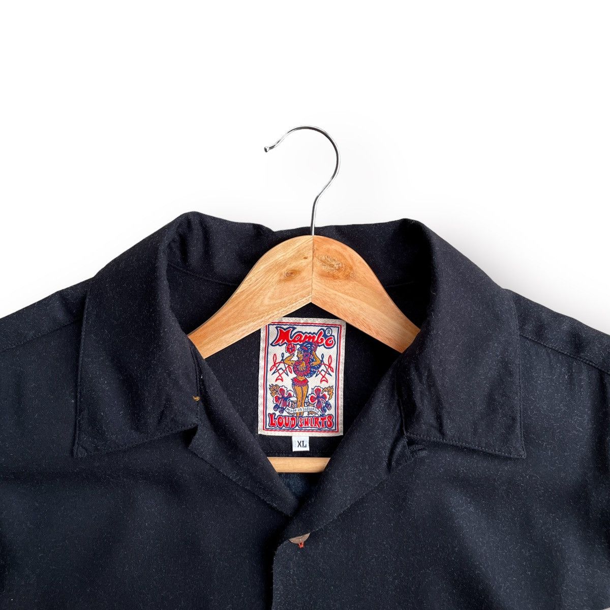 Mambo × Vintage Rare Vintage 90s Mambo Loud Shirts Flame Relaxed Shirt Size US XL / EU 56 / 4 - 7 Thumbnail