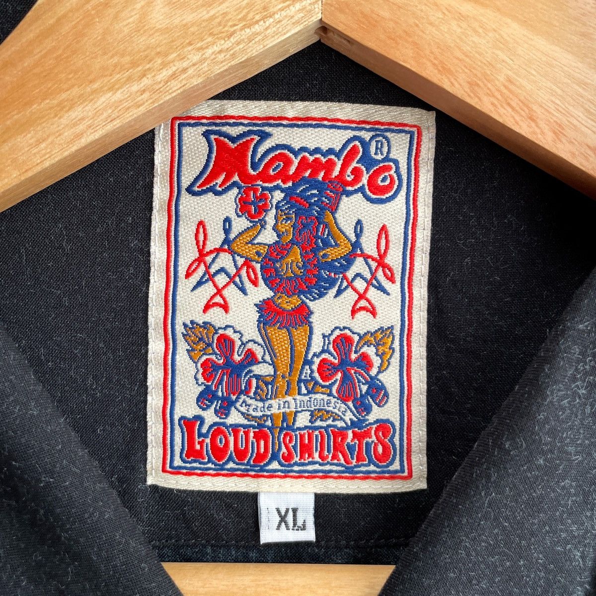 Mambo × Vintage Rare Vintage 90s Mambo Loud Shirts Flame Relaxed Shirt Size US XL / EU 56 / 4 - 8 Thumbnail
