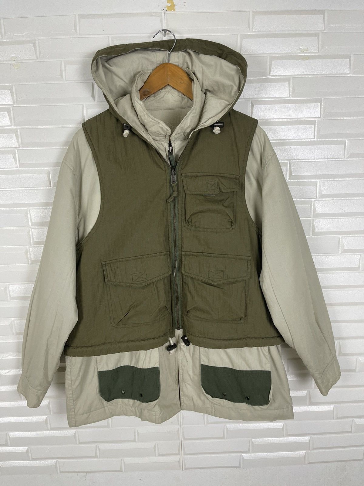 Vintage ❌DELETE TODAY🚀Paratrooper Jacket Hoodie Inspired Visvim JP Size US L / EU 52-54 / 3 - 2 Thumbnail