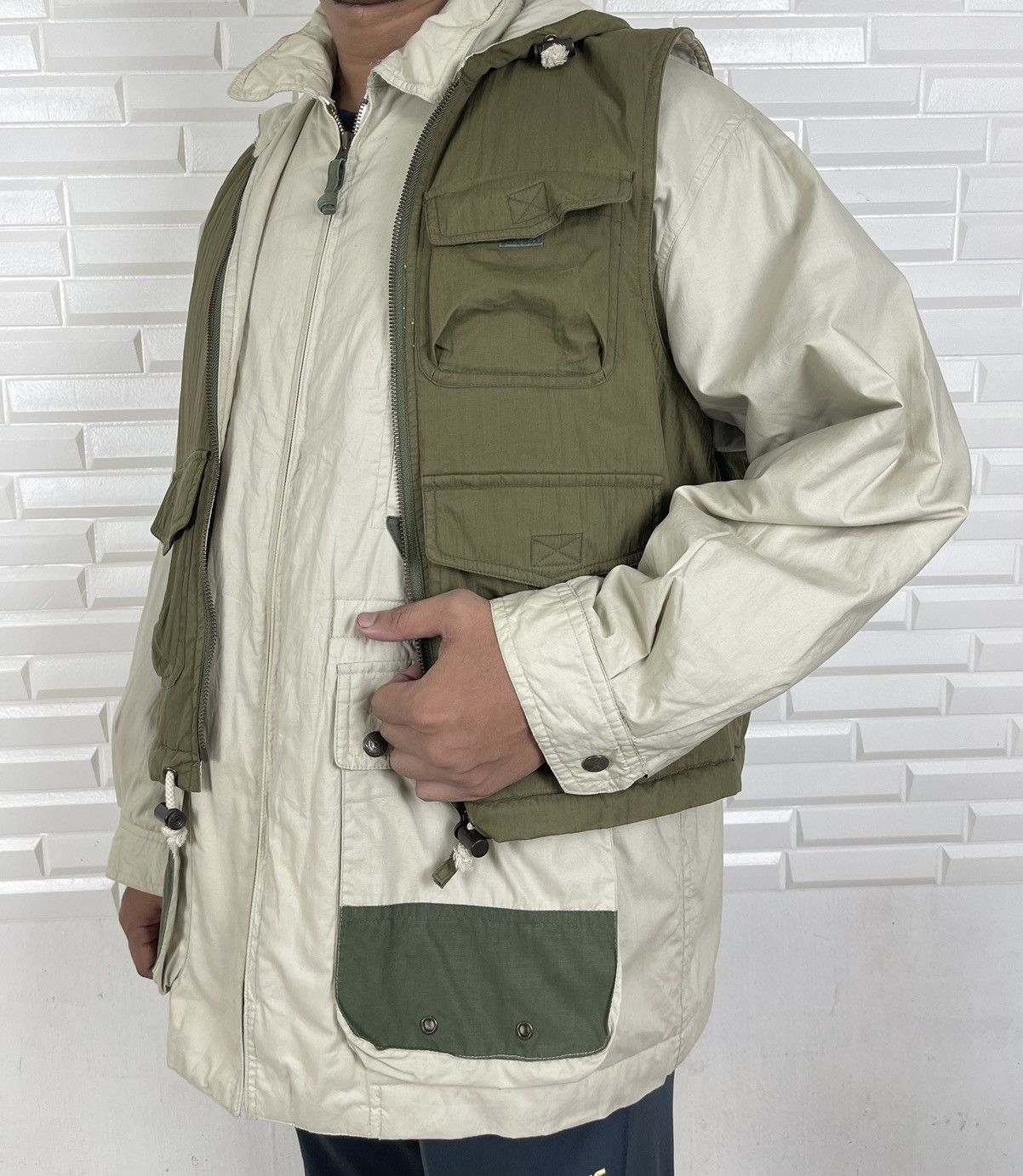 Vintage ❌DELETE TODAY🚀Paratrooper Jacket Hoodie Inspired Visvim JP Size US L / EU 52-54 / 3 - 7 Thumbnail