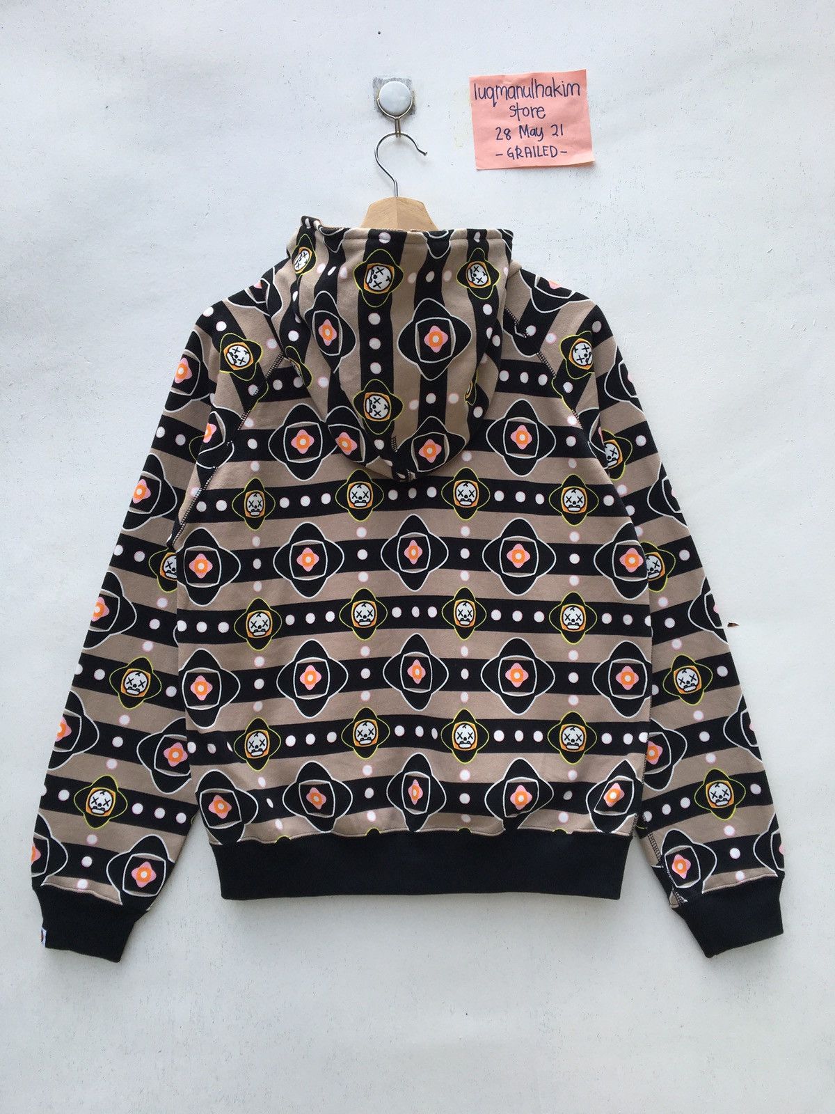 Bape × Kaws Bape x Kaws Baby Milo Monogram Full Zip Hoodie Size US S / EU 44-46 / 1 - 5 Thumbnail