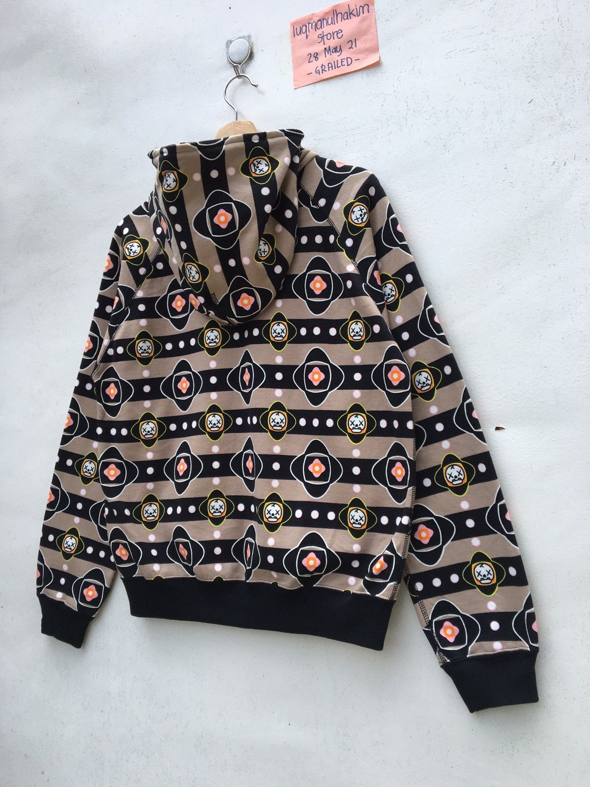 Bape × Kaws Bape x Kaws Baby Milo Monogram Full Zip Hoodie Size US S / EU 44-46 / 1 - 7 Thumbnail