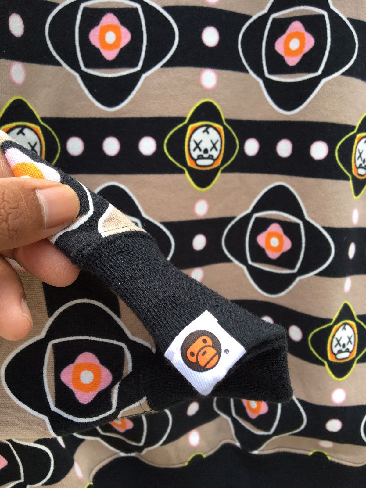 Bape × Kaws Bape x Kaws Baby Milo Monogram Full Zip Hoodie Size US S / EU 44-46 / 1 - 21 Thumbnail