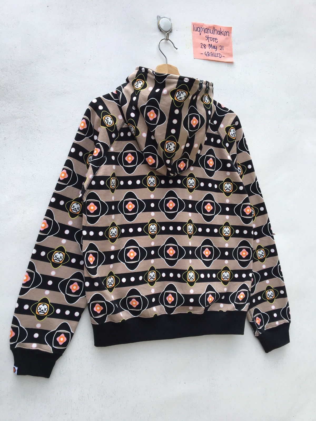 Bape × Kaws Bape x Kaws Baby Milo Monogram Full Zip Hoodie Size US S / EU 44-46 / 1 - 6 Thumbnail