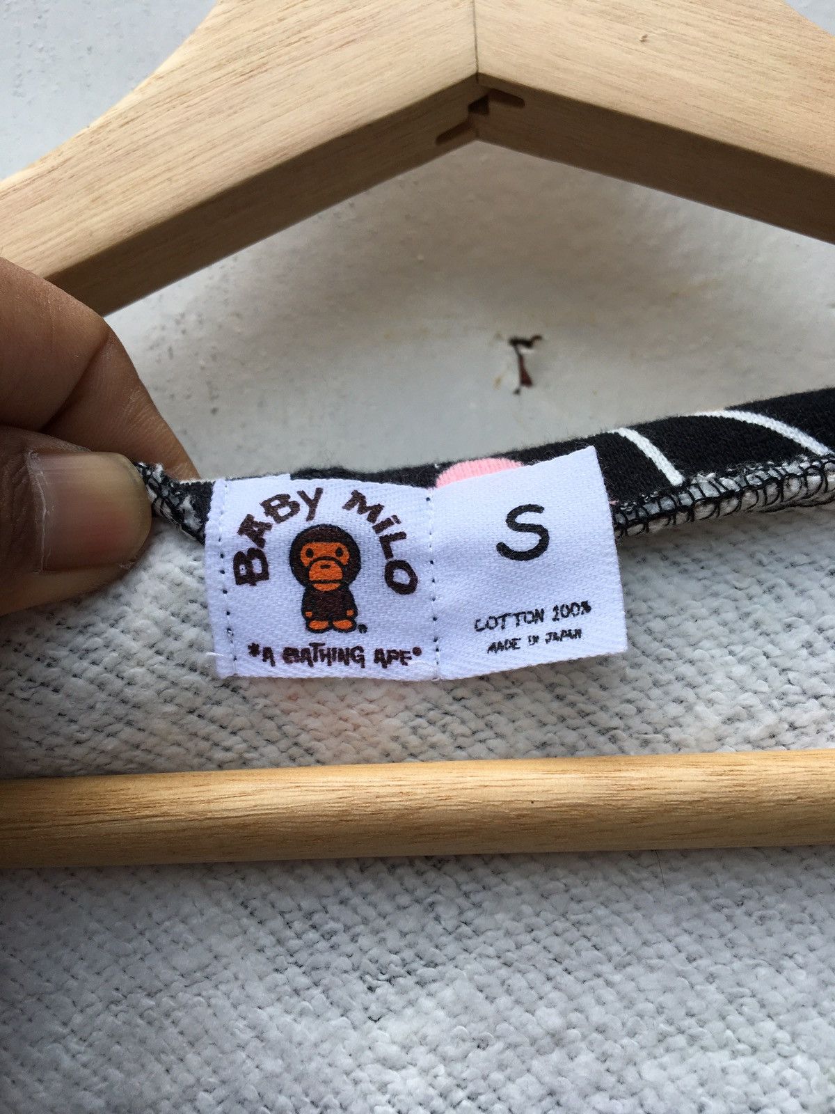 Bape × Kaws Bape x Kaws Baby Milo Monogram Full Zip Hoodie Size US S / EU 44-46 / 1 - 16 Thumbnail