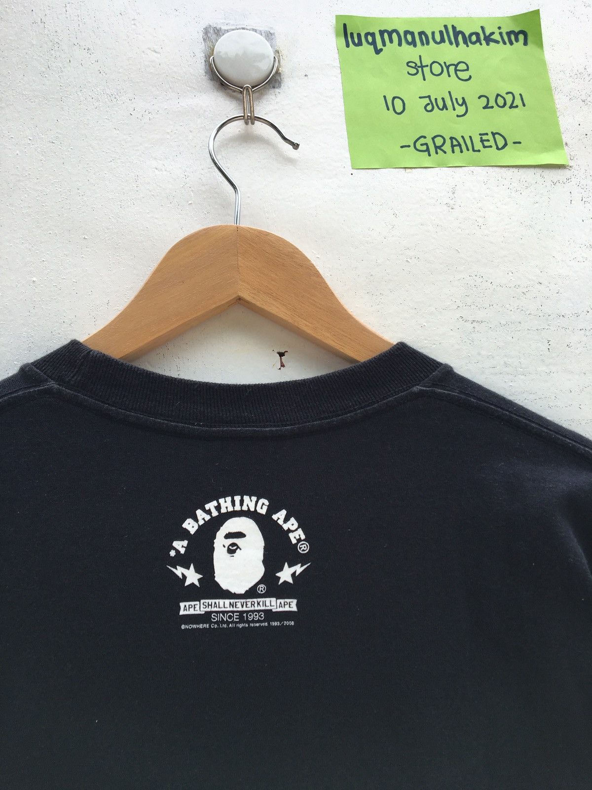 Bape Bathing Ape Tee (2008) Size US M / EU 48-50 / 2 - 12 Thumbnail
