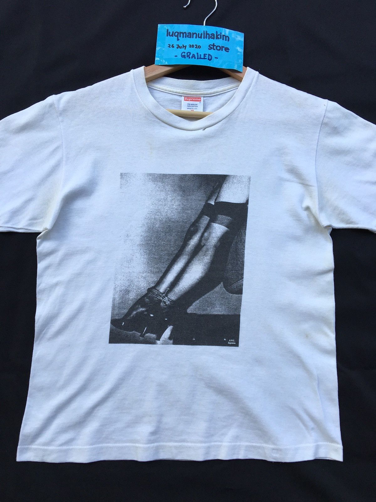 A.P.C. × Supreme Supreme x APC Bondage Tee XS RARE size Size US XS / EU 42 / 0 - 4 Thumbnail