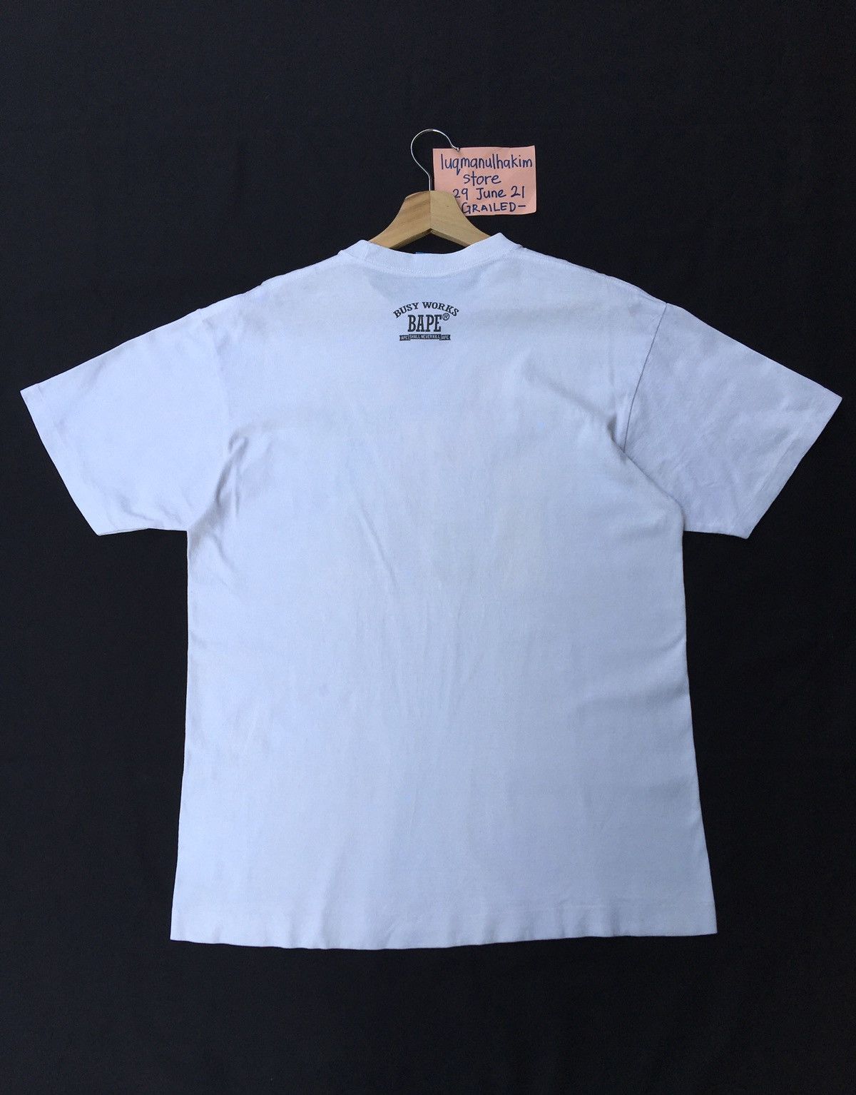 Bape Multicolor Logo Tee (2005) Size US L / EU 52-54 / 3 - 13 Thumbnail
