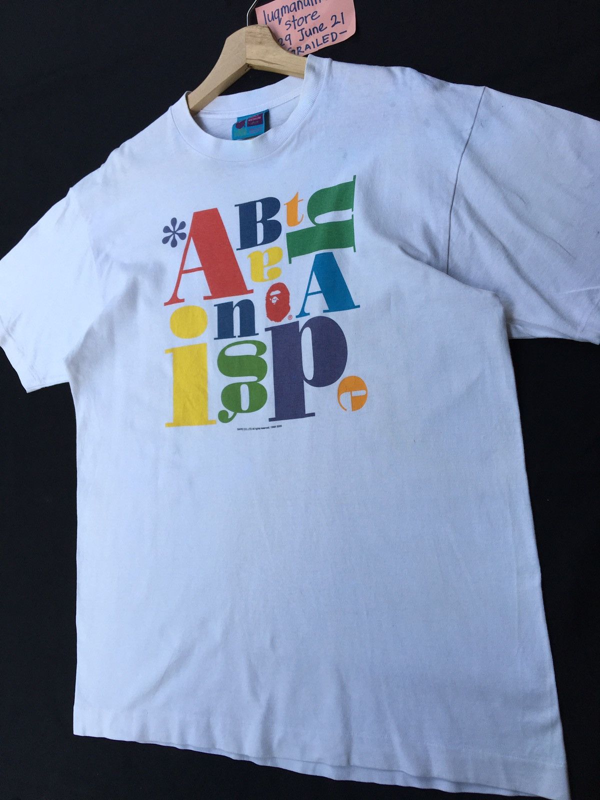 Bape Multicolor Logo Tee (2005) Size US L / EU 52-54 / 3 - 3 Thumbnail