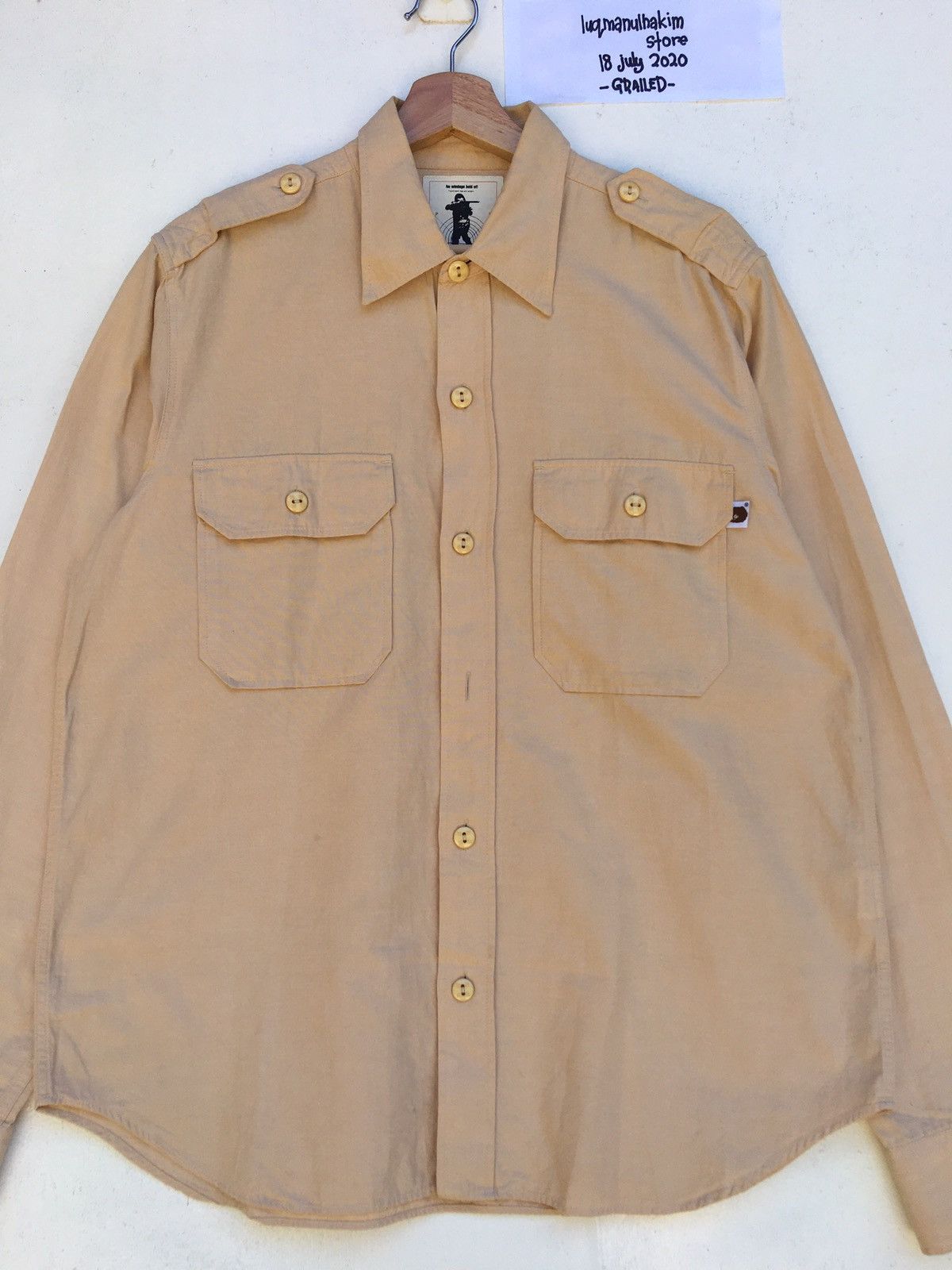 Bape Button Up Shirt Size US L / EU 52-54 / 3 - 4 Thumbnail