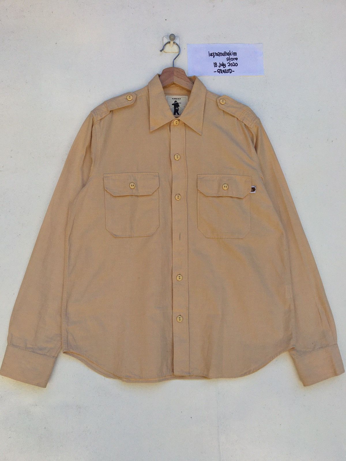 Bape Button Up Shirt Size US L / EU 52-54 / 3 - 1 Thumbnail