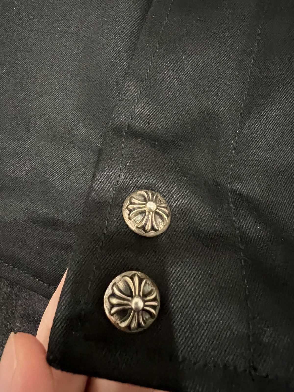 Chrome Hearts Bella Hadid cropped fuck you leather patch jacket Size M / US 6-8 / IT 42-44 - 6 Thumbnail