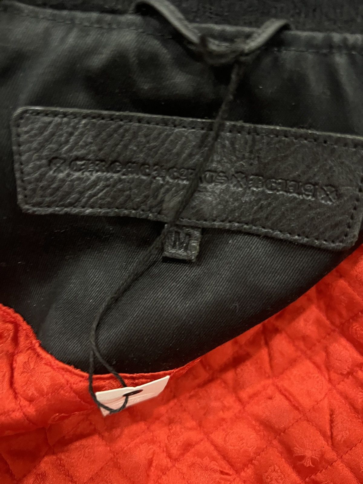 Chrome Hearts Bella Hadid cropped fuck you leather patch jacket Size M / US 6-8 / IT 42-44 - 9 Thumbnail