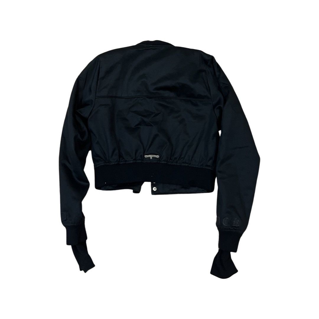 Chrome Hearts Bella Hadid cropped fuck you leather patch jacket Size M / US 6-8 / IT 42-44 - 2 Thumbnail