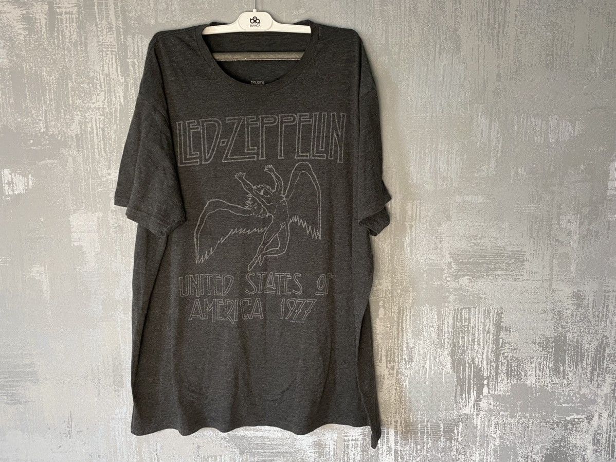 Band Tees × Led Zeppelin Y2K Led Zeppelin United States 1977 Reprint T-Shirt Size US XXL / EU 58 / 5 - 1 Thumbnail