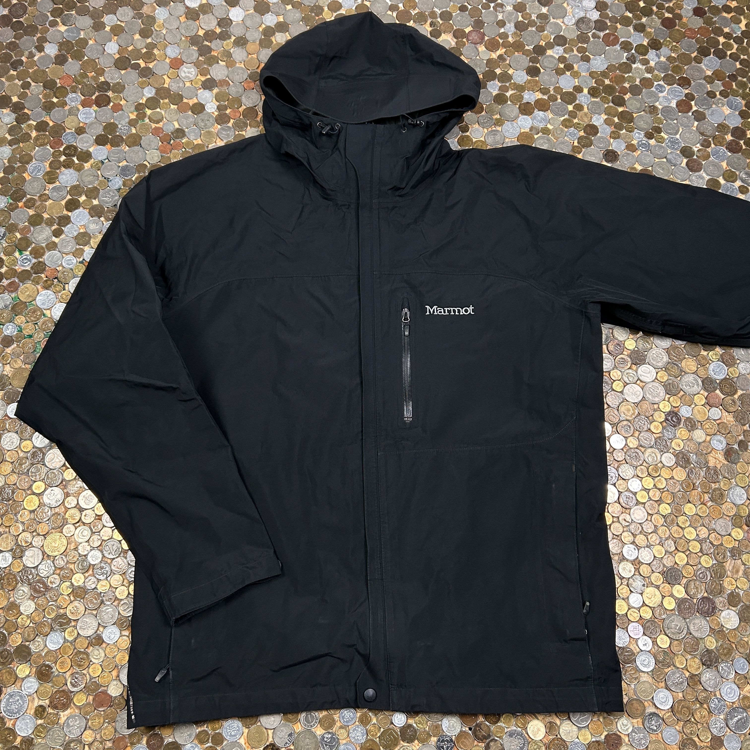 marmot gore-tex shell jaket Lサイズ ブラック marmot gore-tex shell jaket Lサイズ ブラック