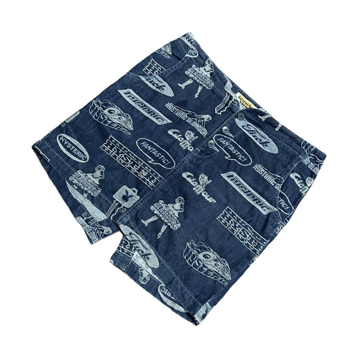 Hiroshi Fujiwara Vintage 1990s Hysteric Glamour AOP Embroidered Skirts Size 30" / US 8 / IT 44 - 4 Thumbnail